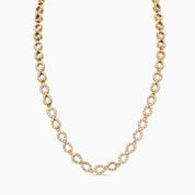 FOREVER INFINITY NECKLACE best gold plated tarnish and water resistant piece by Irish Jewellery brand - Lynott Jewellery