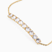 HALF N HALF DAINTY BRACELET best gold plated tarnish and water resistant piece by Irish Jewellery brand - Lynott Jewellery