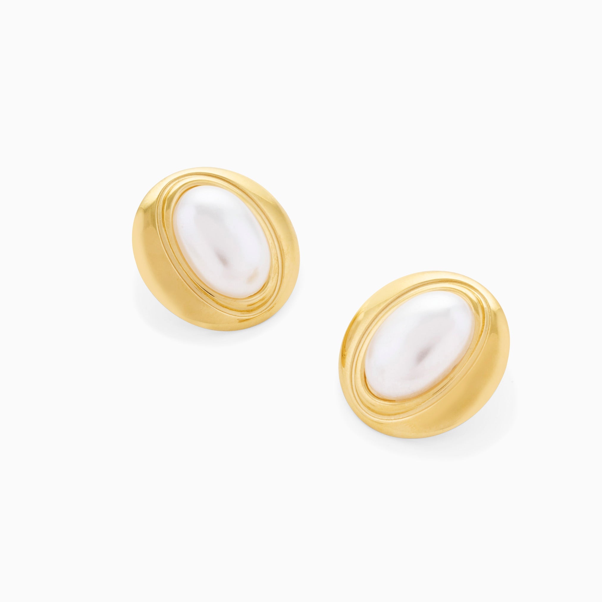 MOONSTONE VINTAGE EARRING best gold plated tarnish and water resistant piece by Irish Jewellery brand - Lynott Jewellery