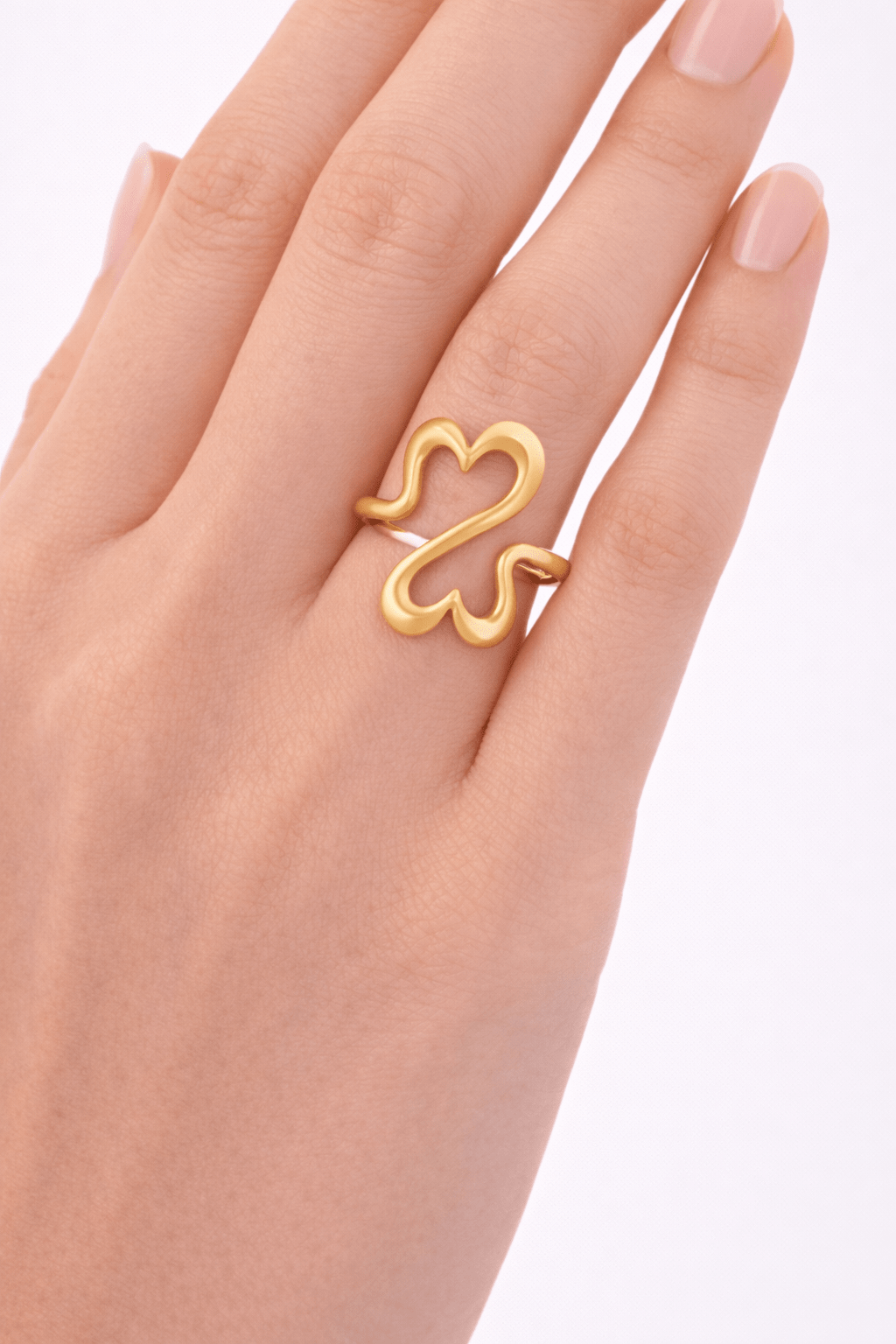 FWB ADJUSTABLE RING best gold plated tarnish and water resistant piece by Irish Jewellery brand - Lynott Jewellery