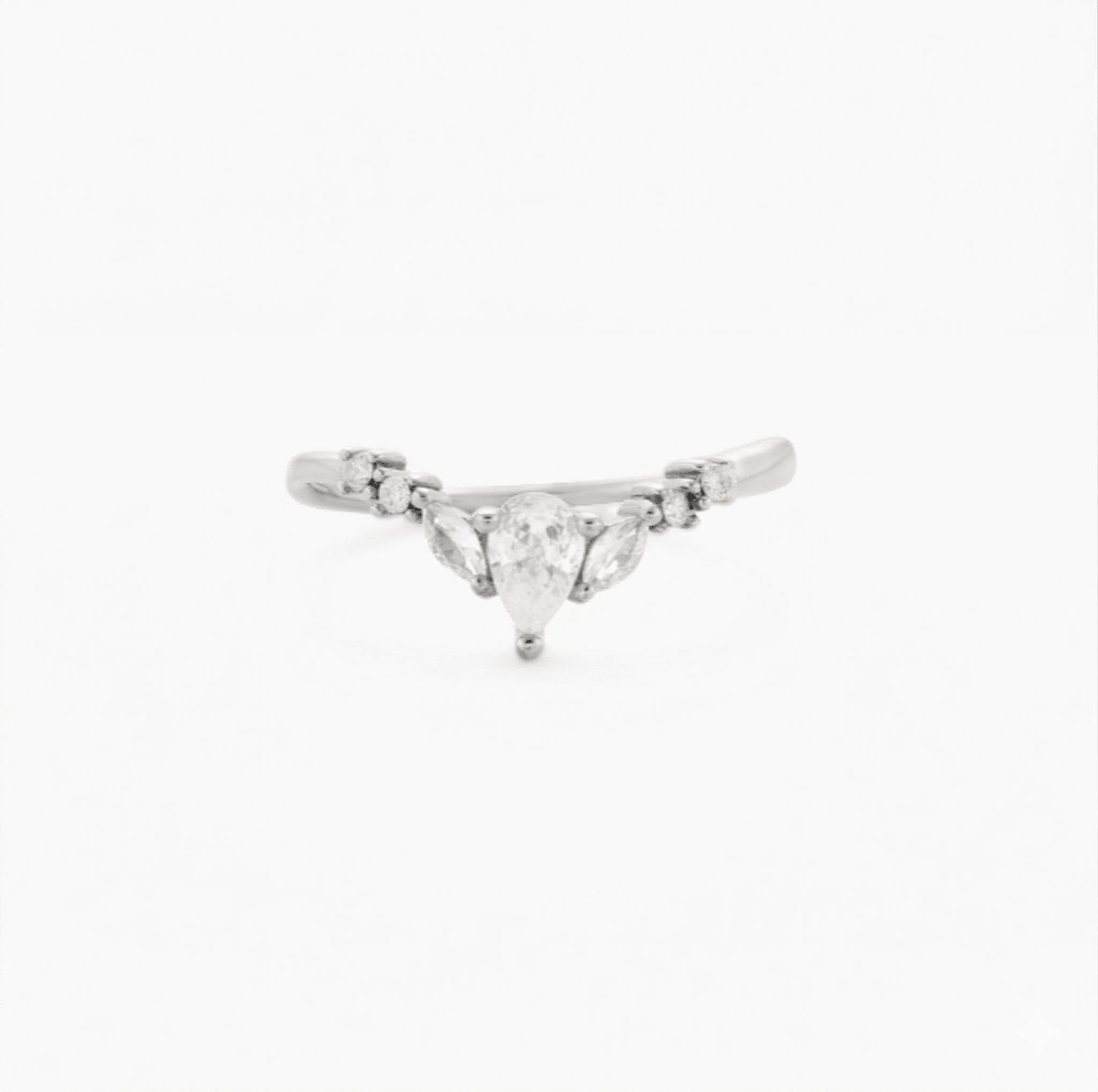 PRETTY PLEASE DIAMOND RING best gold plated tarnish and water resistant piece by Irish Jewellery brand - Lynott Jewellery