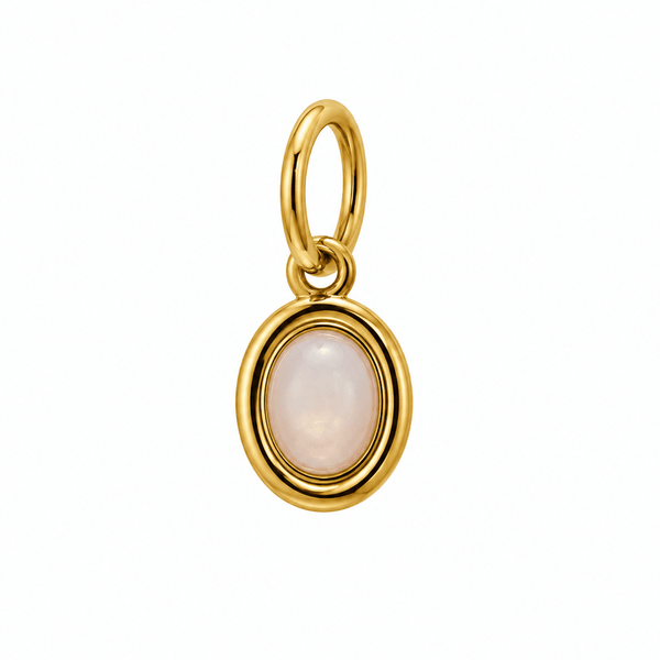 ORBIT PEARL CHARM best gold plated tarnish and water resistant piece by Irish Jewellery brand - Lynott Jewellery