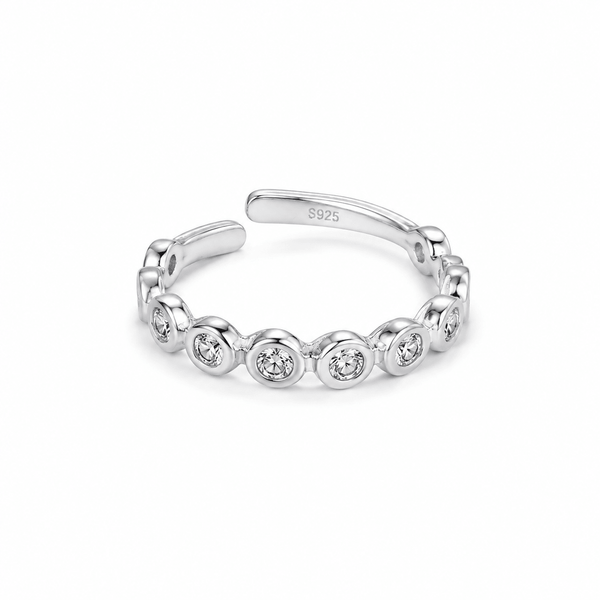 DOTTIE SPARKLE RING best gold plated tarnish and water resistant piece by Irish Jewellery brand - Lynott Jewellery