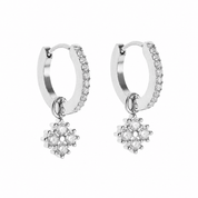 TOTAL GLAM HUGGIES best gold plated tarnish and water resistant piece by Irish Jewellery brand - Lynott Jewellery