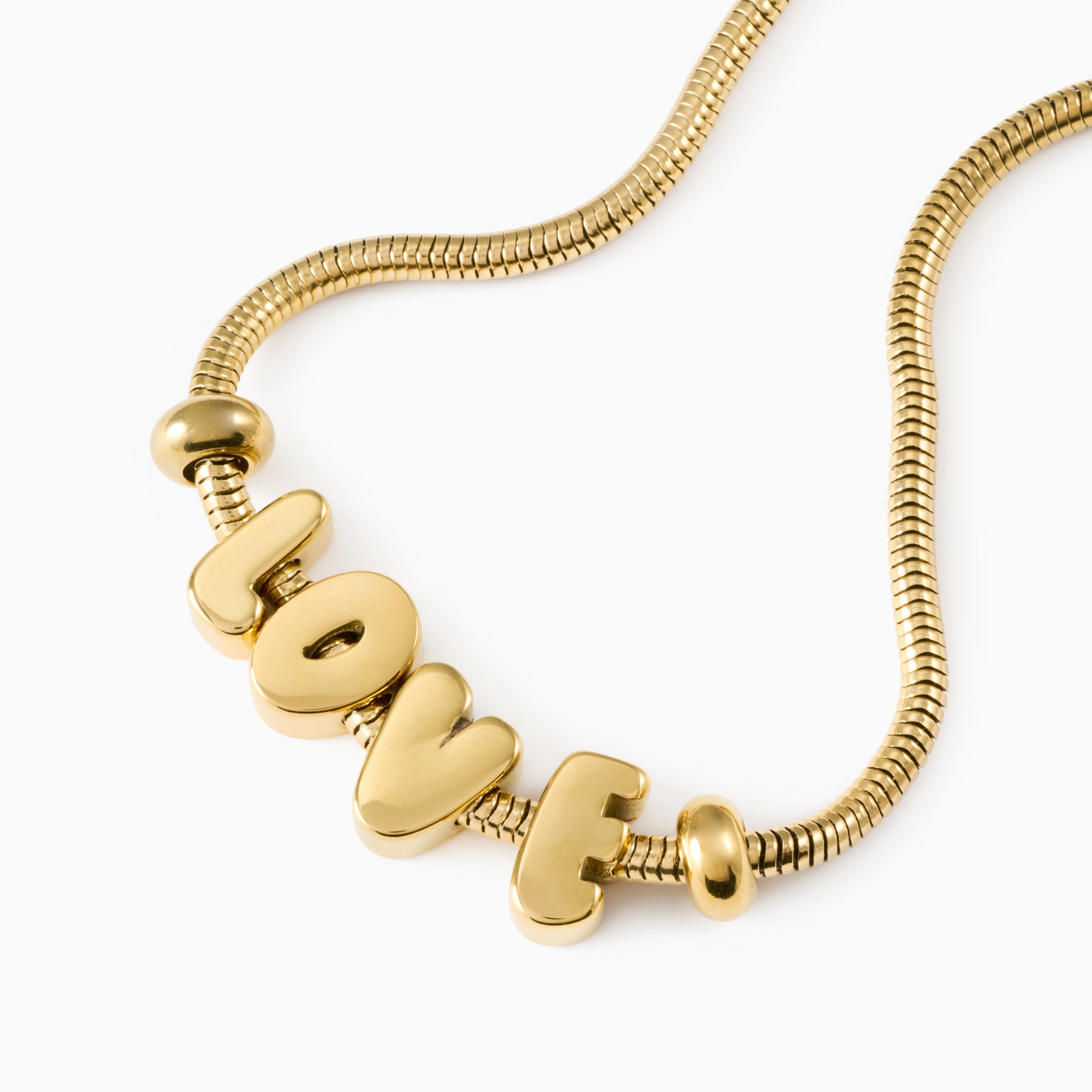 BUBBLE NAME NECKLACE