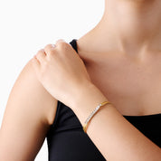 BABYGIRL SPARKLE HERRINGBONE BRACELET