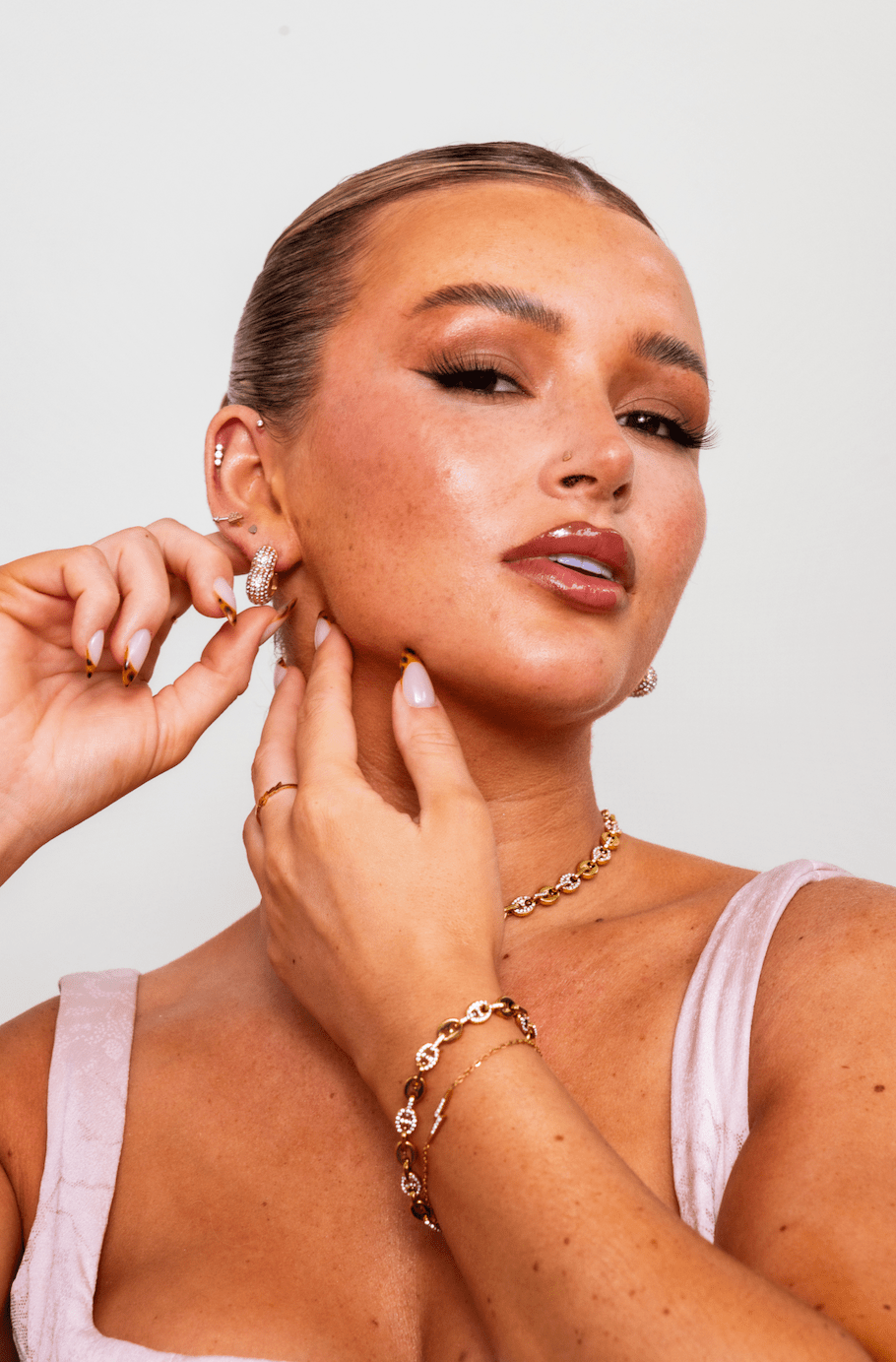 CHARLEEN X LYNOTT SUPERSTAR CHOKER best gold plated tarnish and water resistant piece by Irish Jewellery brand - Lynott Jewellery