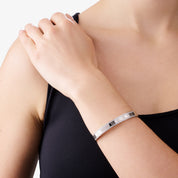 CRYSTAL CUPID HEART BANGLE