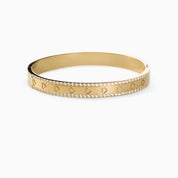 CRYSTAL CUPID HEART BANGLE