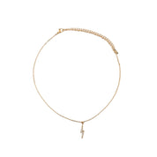 CHARLEEN X LYNOTT LUCKY STRIKE NECKLACE best gold plated tarnish and water resistant piece by - Lynott Jewellery