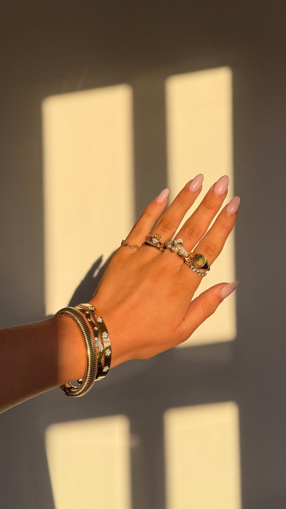 HEART CROWN ADJUSTABLE RING best gold plated tarnish and water resistant piece by - Lynott Jewellery