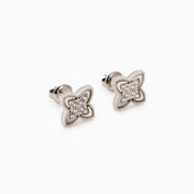 PASSIONATE CLOVER WHITE STUDS