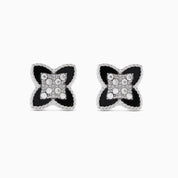 PASSIONATE CLOVER BLACK STUDS