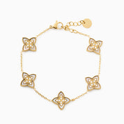 PASSIONATE CLOVER WHITE BRACELET