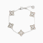 PASSIONATE CLOVER WHITE BRACELET