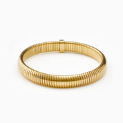 WANDERER BANGLE best gold plated tarnish and water resistant piece by Irish Jewellery brand - Lynott Jewellery