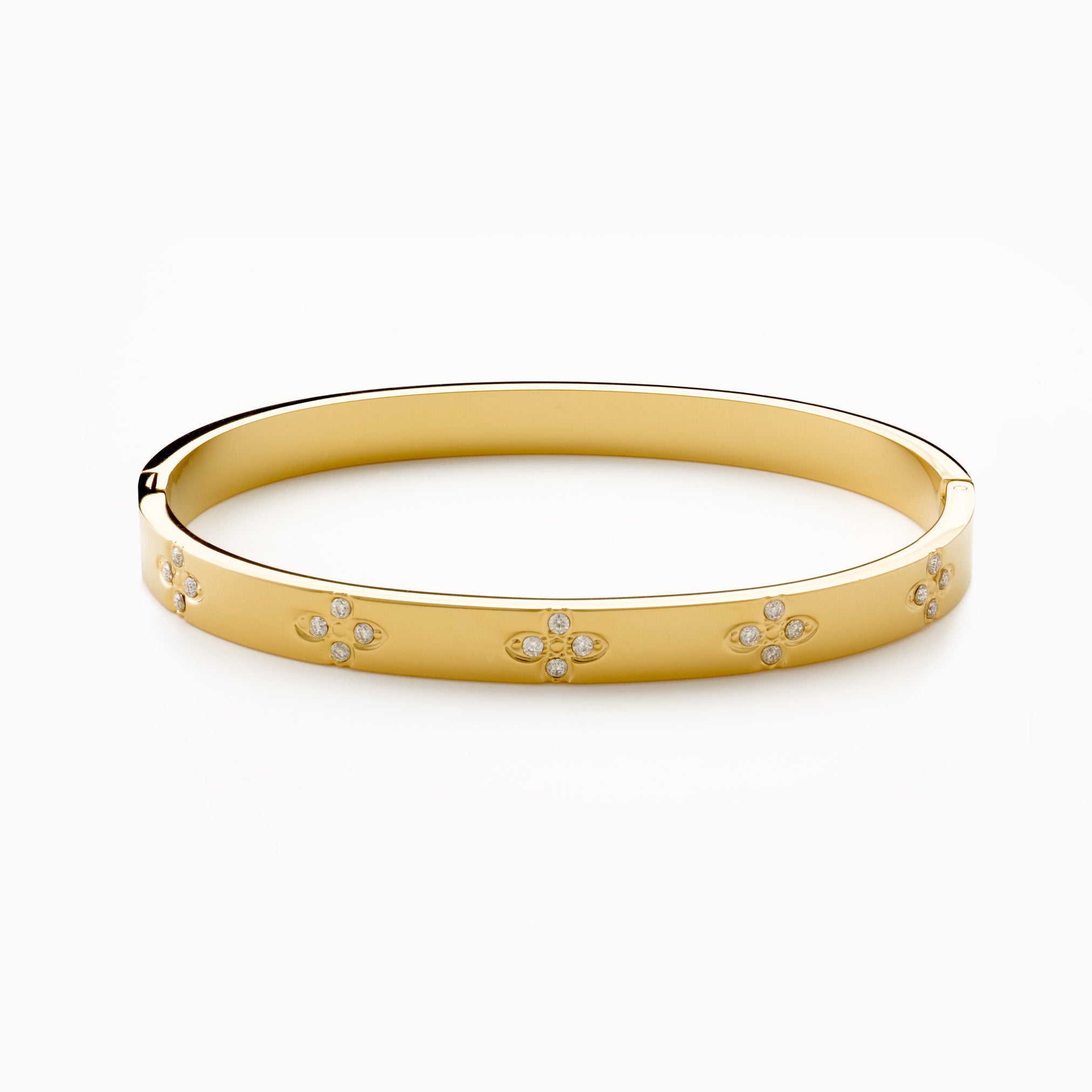 ASTRID BANGLE best gold plated tarnish and water resistant piece by - Lynott Jewellery