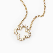 CLUSTER CLOVER NECKLACE best gold plated tarnish and water resistant piece by Irish Jewellery brand - Lynott Jewellery
