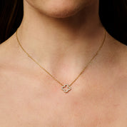 CLUSTER CLOVER NECKLACE