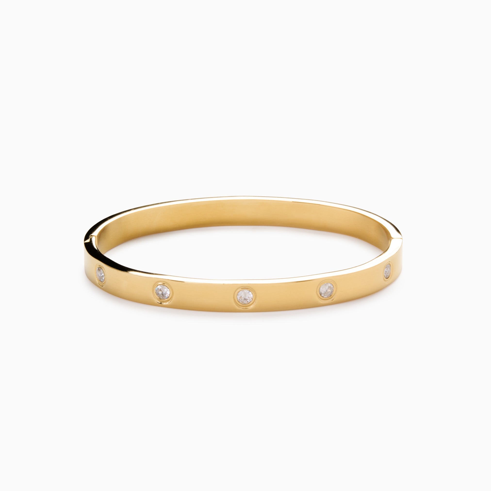 DREAM BANGLE best gold plated tarnish and water resistant piece by Irish Jewellery brand - Lynott Jewellery