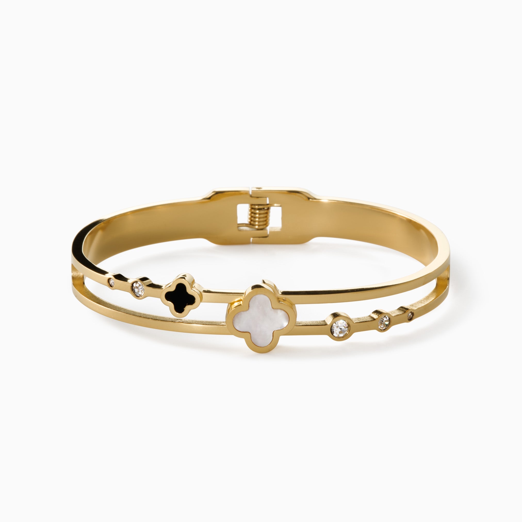 MOLLIE BANGLE best gold plated tarnish and water resistant piece by Irish Jewellery brand - Lynott Jewellery