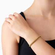 COVE BRACELET best gold plated tarnish and water resistant piece by Irish Jewellery brand - Lynott Jewellery