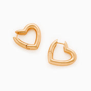 TE AMO HEART EARRINGS