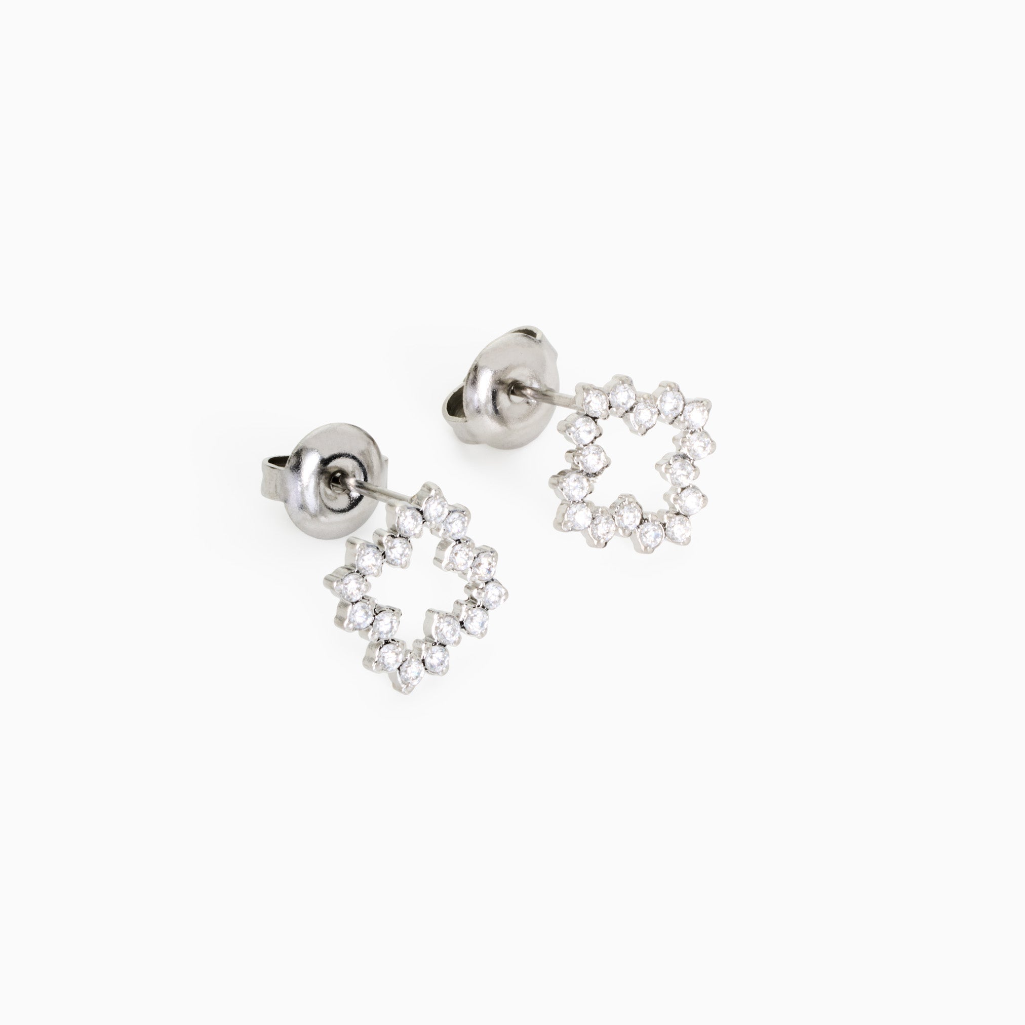 CLUSTER CLOVER STUDS best gold plated tarnish and water resistant piece by Irish Jewellery brand - Lynott Jewellery