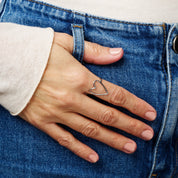 OPEN HEART ADJUSTABLE RING best gold plated tarnish and water resistant piece by - Lynott Jewellery