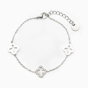 MULTI CLOVER BRACELET best gold plated tarnish and water resistant piece by - Lynott Jewellery