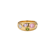 COLOUR POP RING best gold plated tarnish and water resistant piece by Irish Jewellery brand - Lynott Jewellery