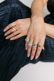 RACHEL GORRY - FREYA ADJUSTBALE WAVE RING