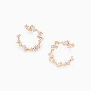 RACHEL GORRY - AIMEE MARQUISE HOOP STUD