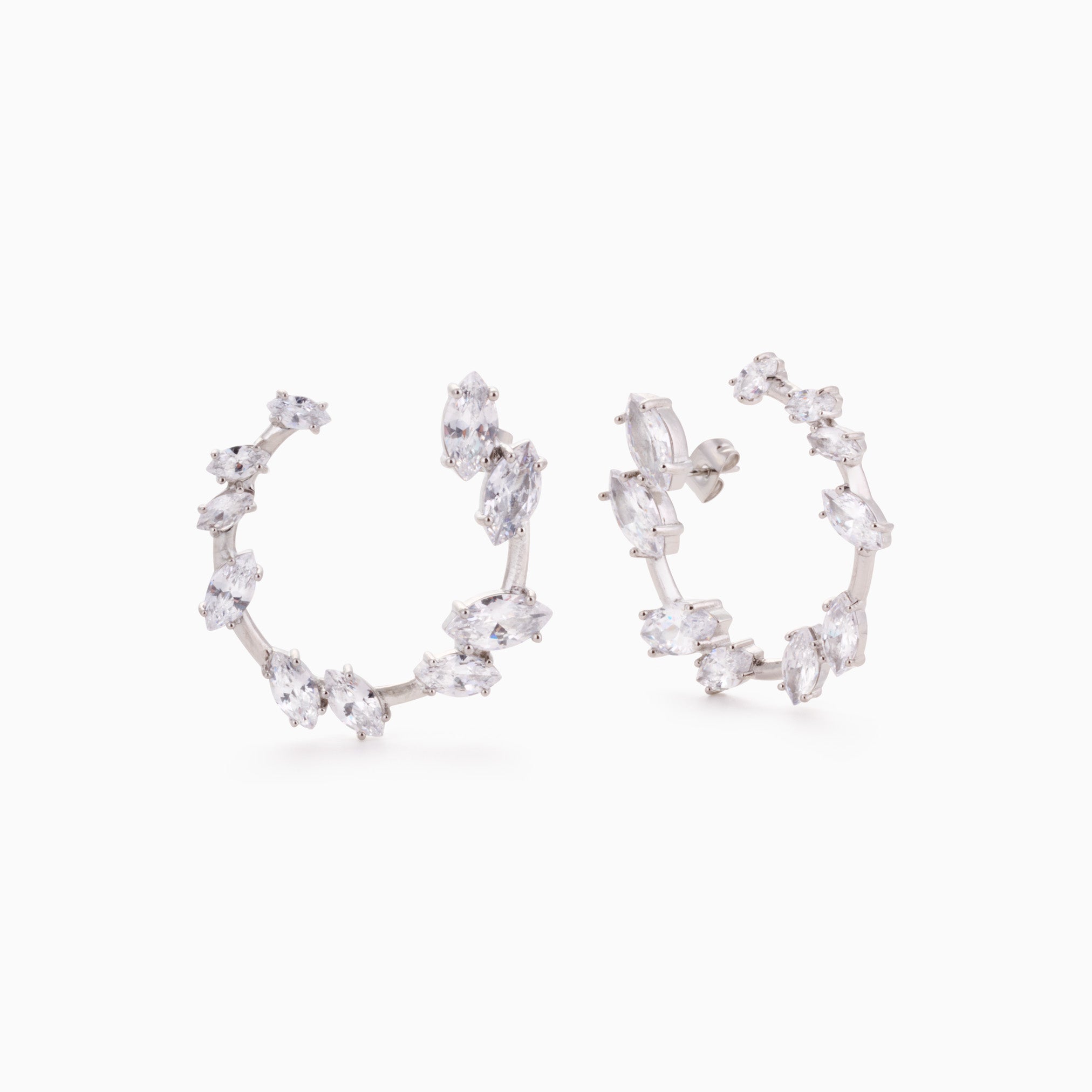 RACHEL GORRY - AIMEE MARQUISE HOOP STUD