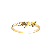 CHARLEEN X ANGEL ADJUSTABLE RING