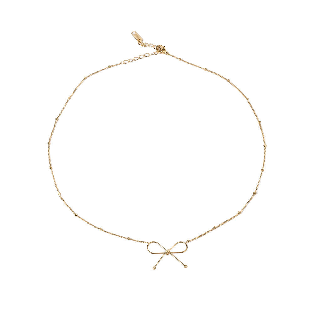 Dainty Bow Necklace