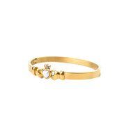 PEARL HEART BANGLE