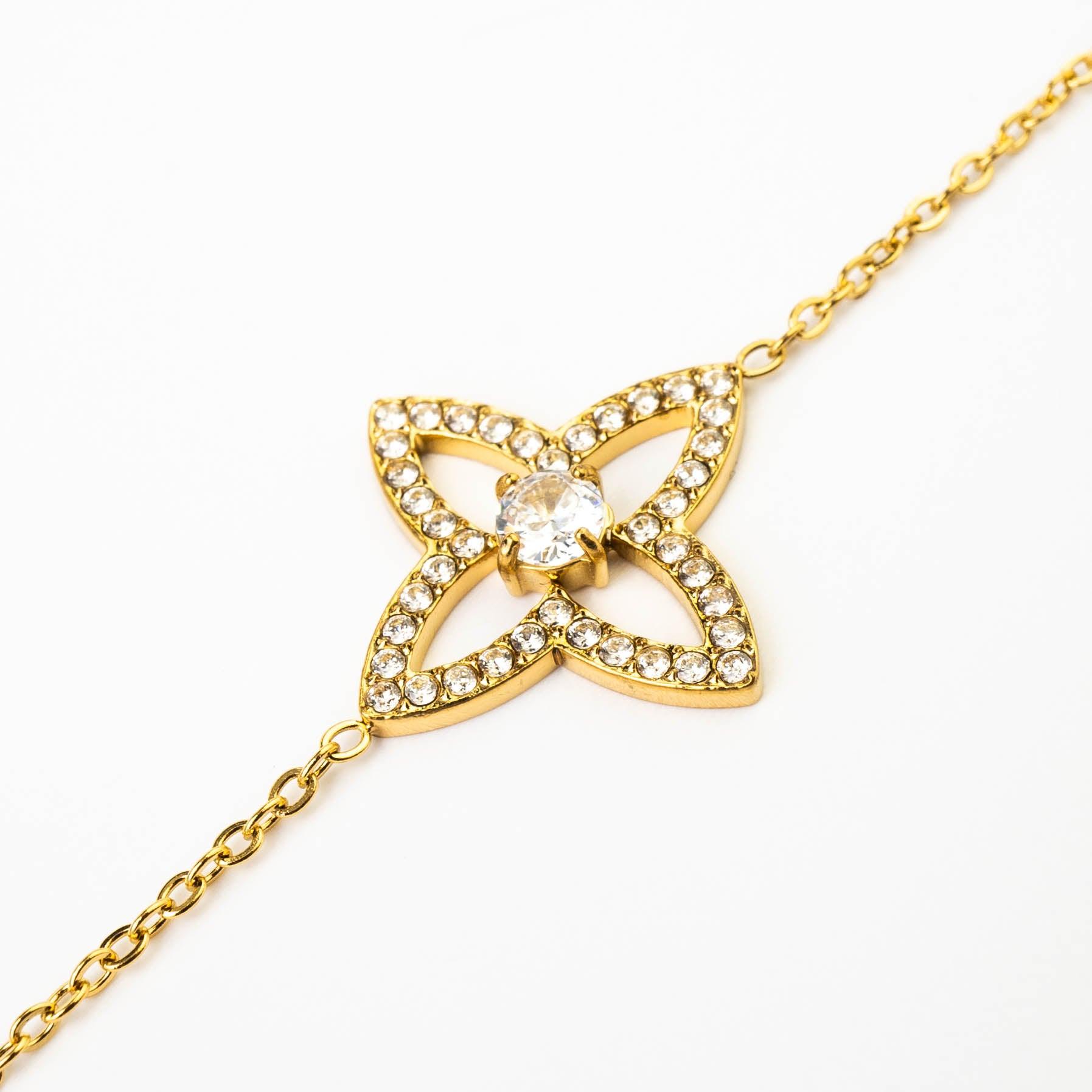 CLOVER LOTUS BRACELET - Lynott Jewellery
