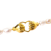 HOLD MY HAND HEART PEARL BRACELET
