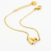 SIMPLE HEART BRACELET - Lynott Jewellery