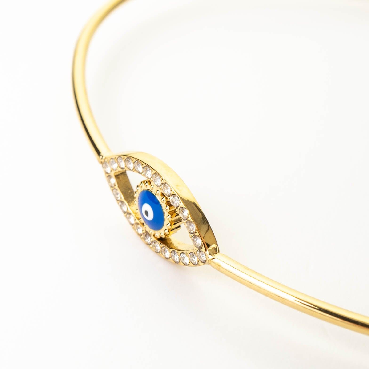 EVIL EYE BANGLE - Lynott Jewellery
