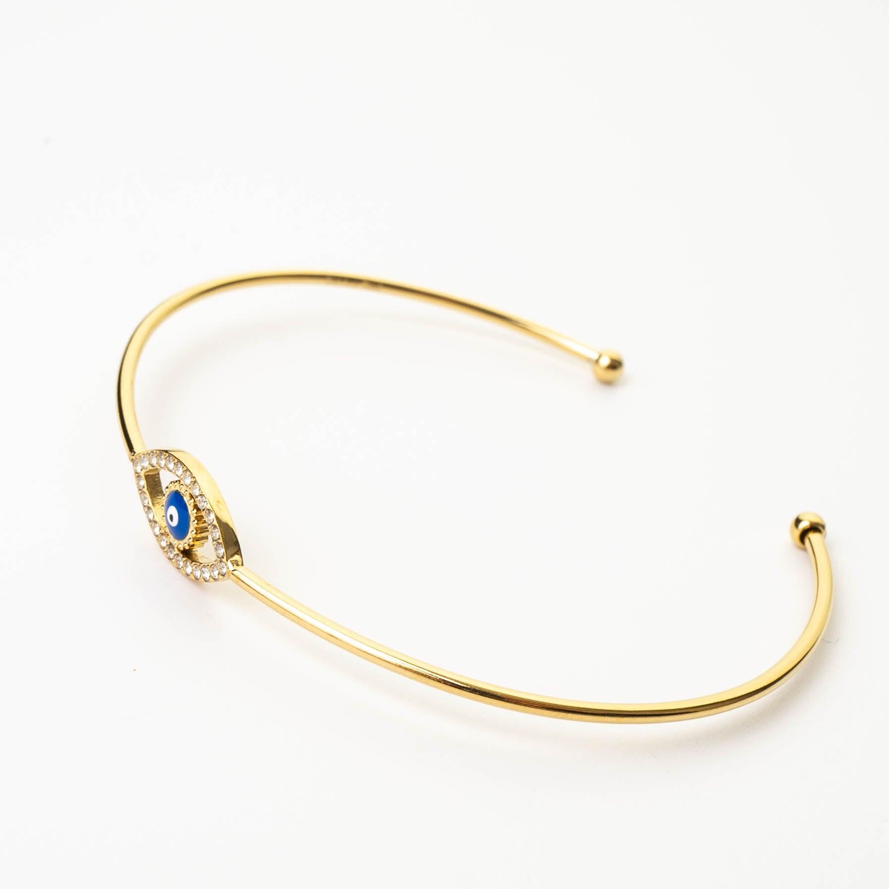 EVIL EYE BANGLE - Lynott Jewellery