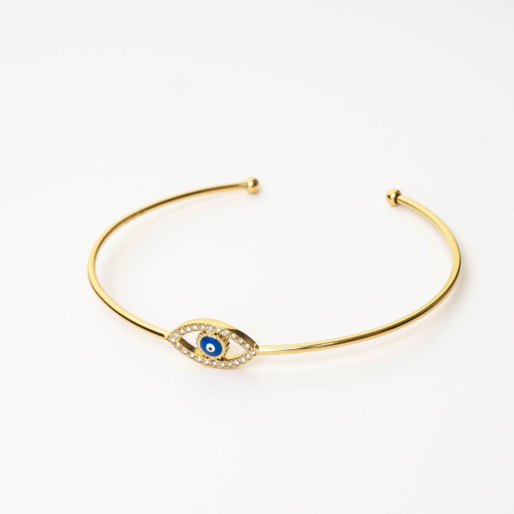 EVIL EYE BANGLE - Lynott Jewellery