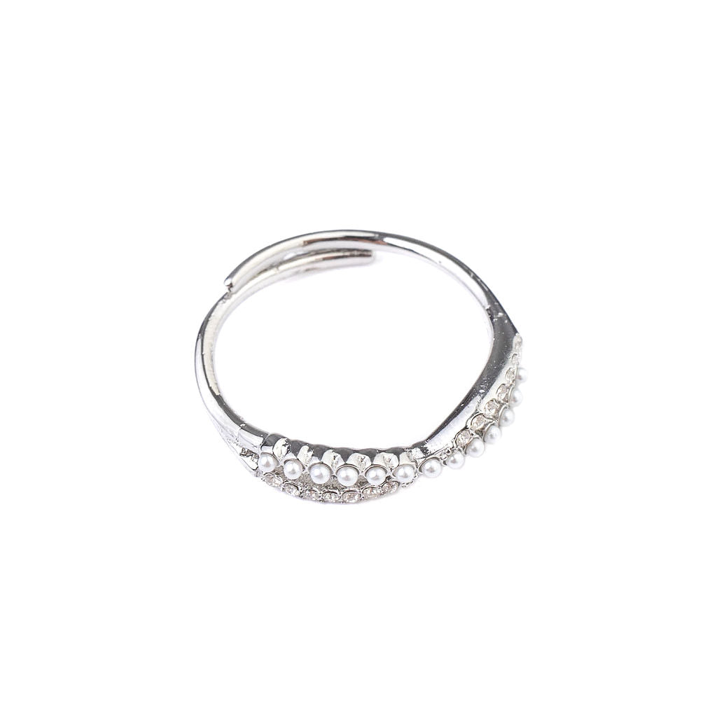 BABY PEARL CRISS CROSS RING