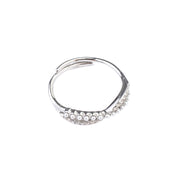 BABY PEARL CRISS CROSS RING