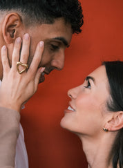 HEART CHUNKY ADJUSTABLE RING