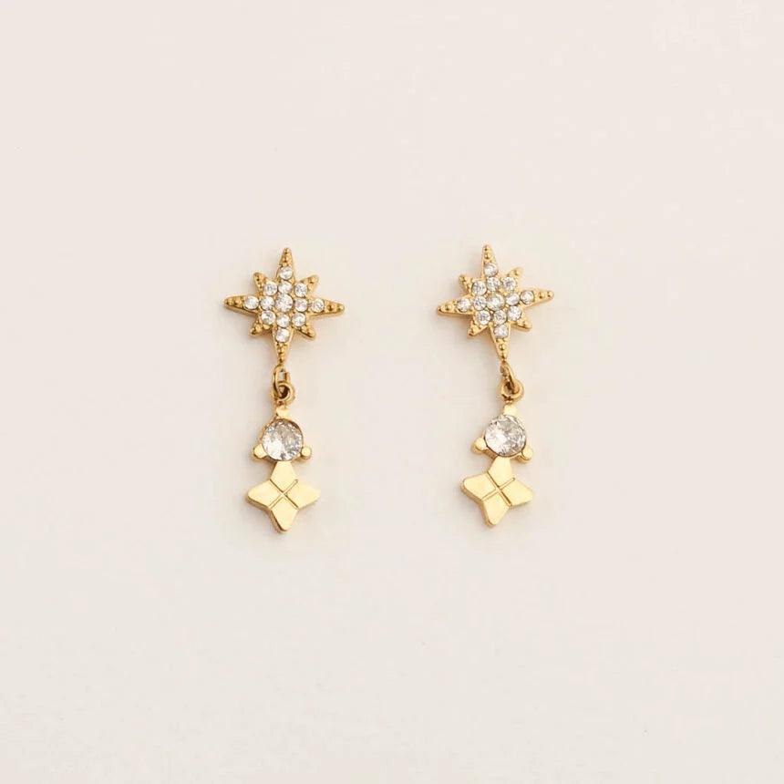 NORTH STAR DROP DOWN EARRING - Lynott Jewellery