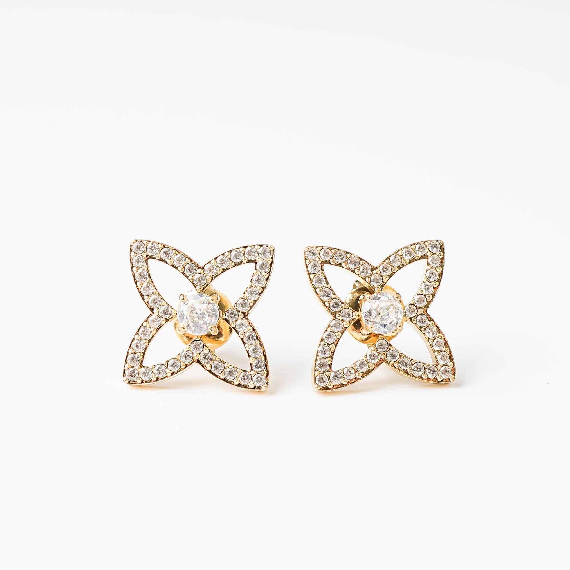 CLOVER LOTUS STUDS - Lynott Jewellery