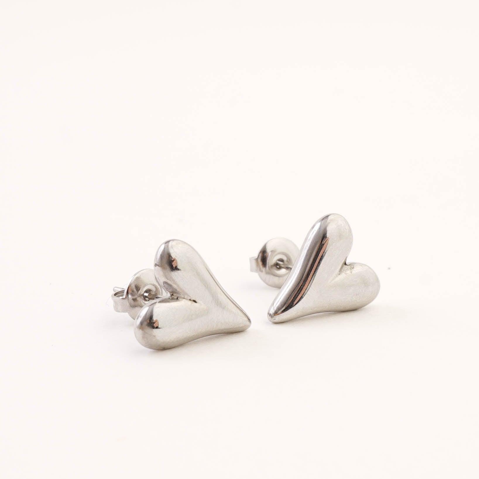HEARTSTOPPER STUDS - Lynott Jewellery
