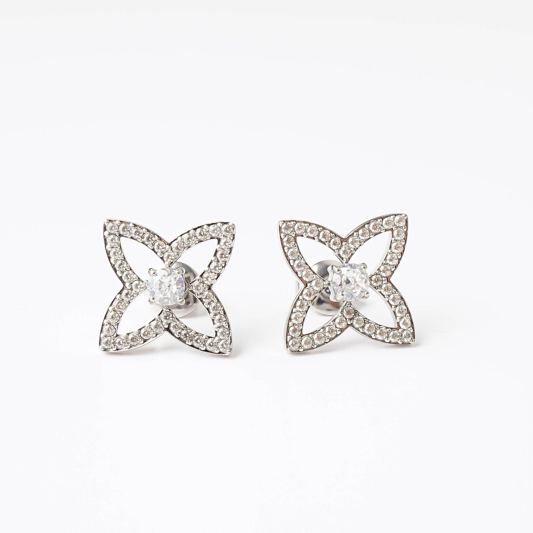 CLOVER LOTUS STUDS - Lynott Jewellery